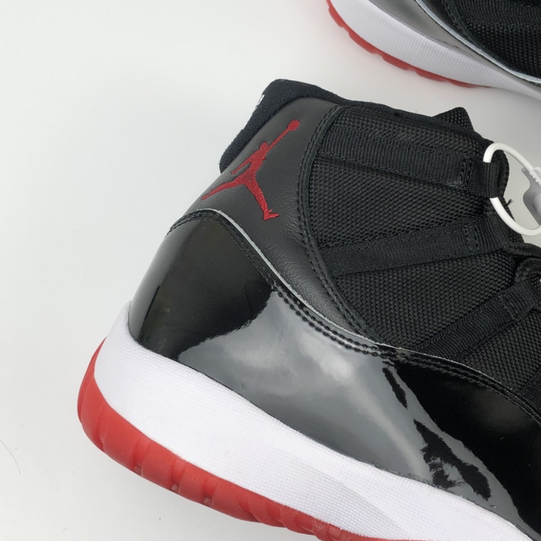 420 Air Jordan 11 “Bred”乔丹11代 乔丹11代高帮系列 黑红 378037-061