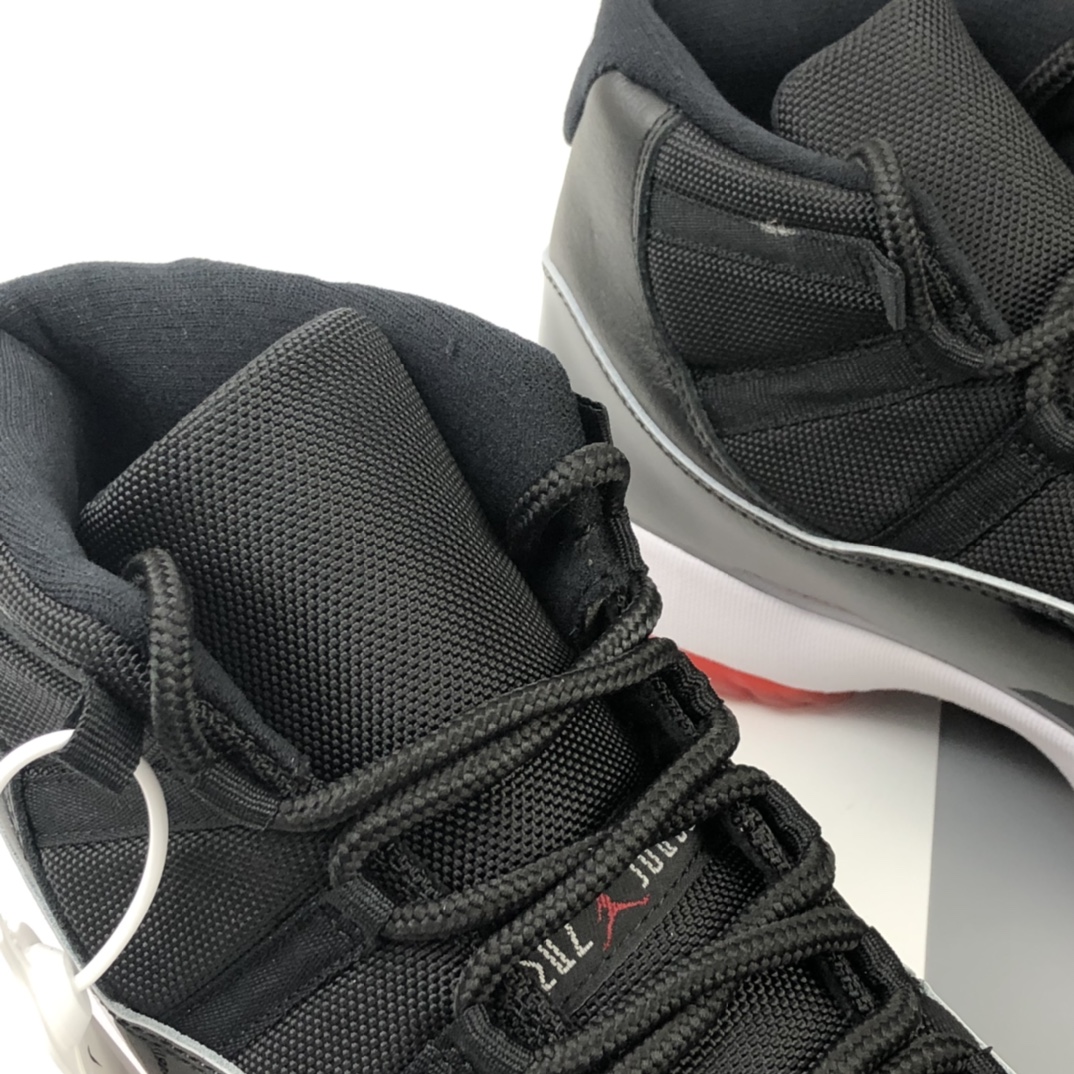 420 Air Jordan 11 “Bred”乔丹11代 乔丹11代高帮系列 黑红 378037-061