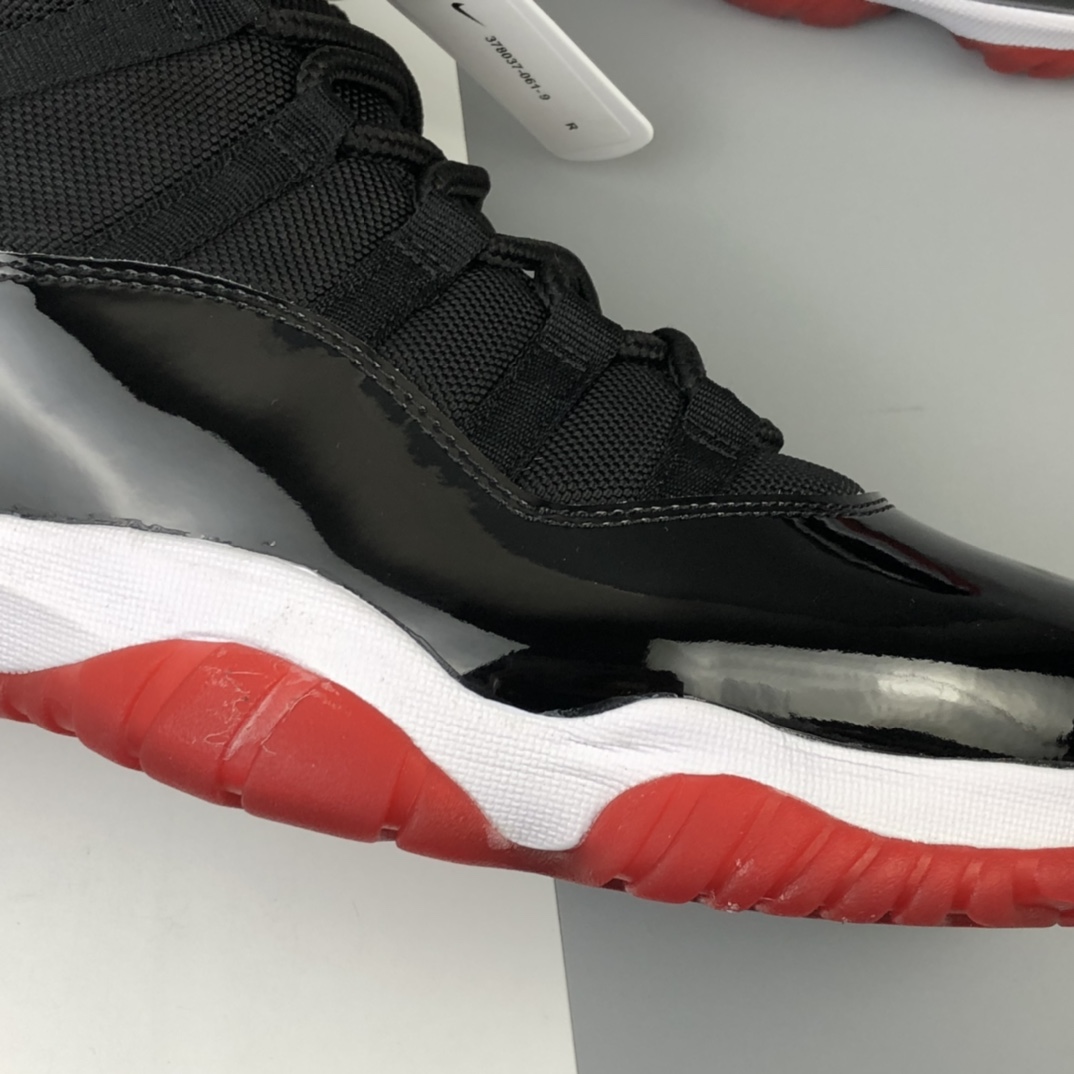 420 Air Jordan 11 “Bred”乔丹11代 乔丹11代高帮系列 黑红 378037-061