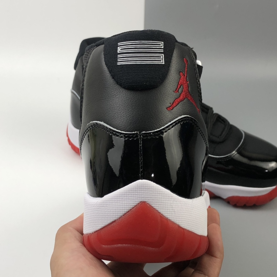 420 Air Jordan 11 “Bred”乔丹11代 乔丹11代高帮系列 黑红 378037-061