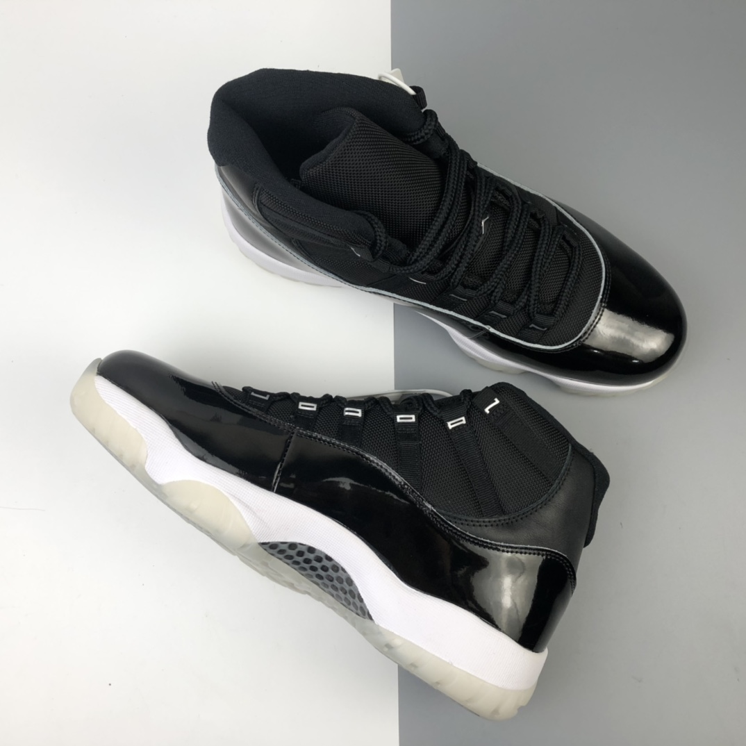 420 Air Jordan 11 25th Anniversary”Black Silver Eyelets” 25周年黑白大魔王