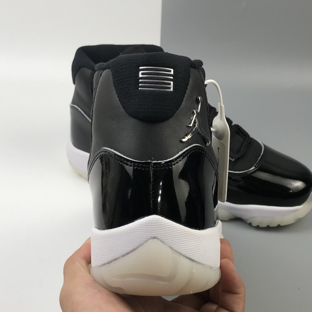 420 Air Jordan 11 25th Anniversary”Black Silver Eyelets” 25周年黑白大魔王
