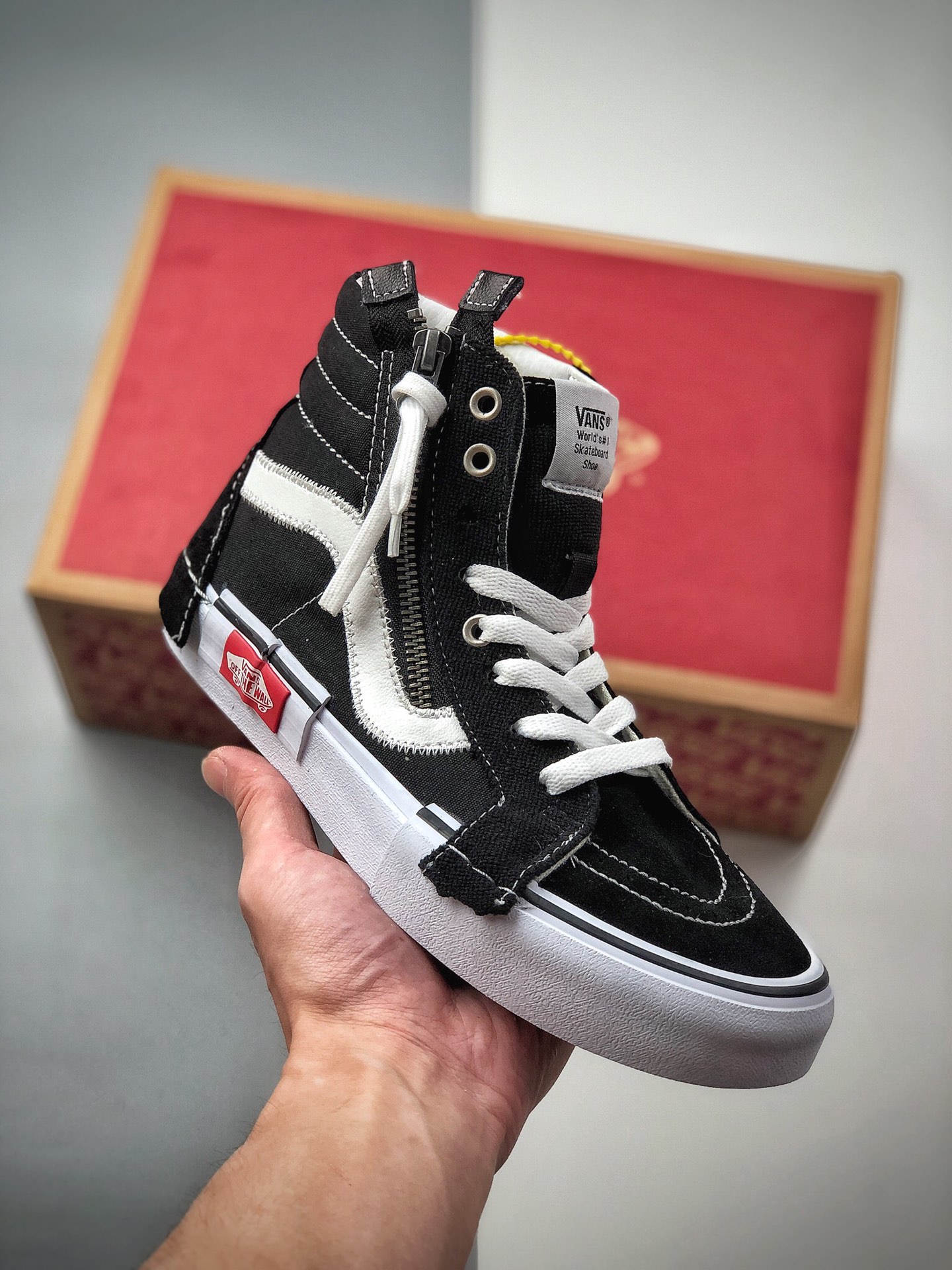 270 Vans Vault Sk8-Hi Cap LX 解构主义高帮帆布硫化板鞋