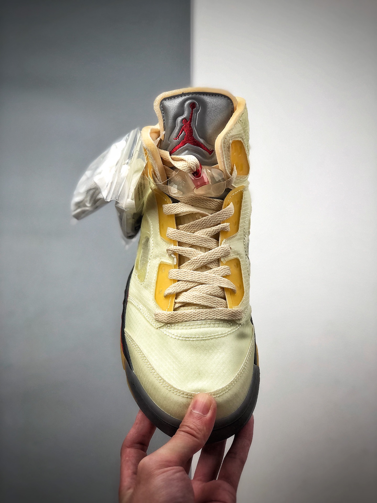 500  Air Jordan 5   OFF - WHITE 联名款  AJ5 ow 乔丹5代篮球鞋