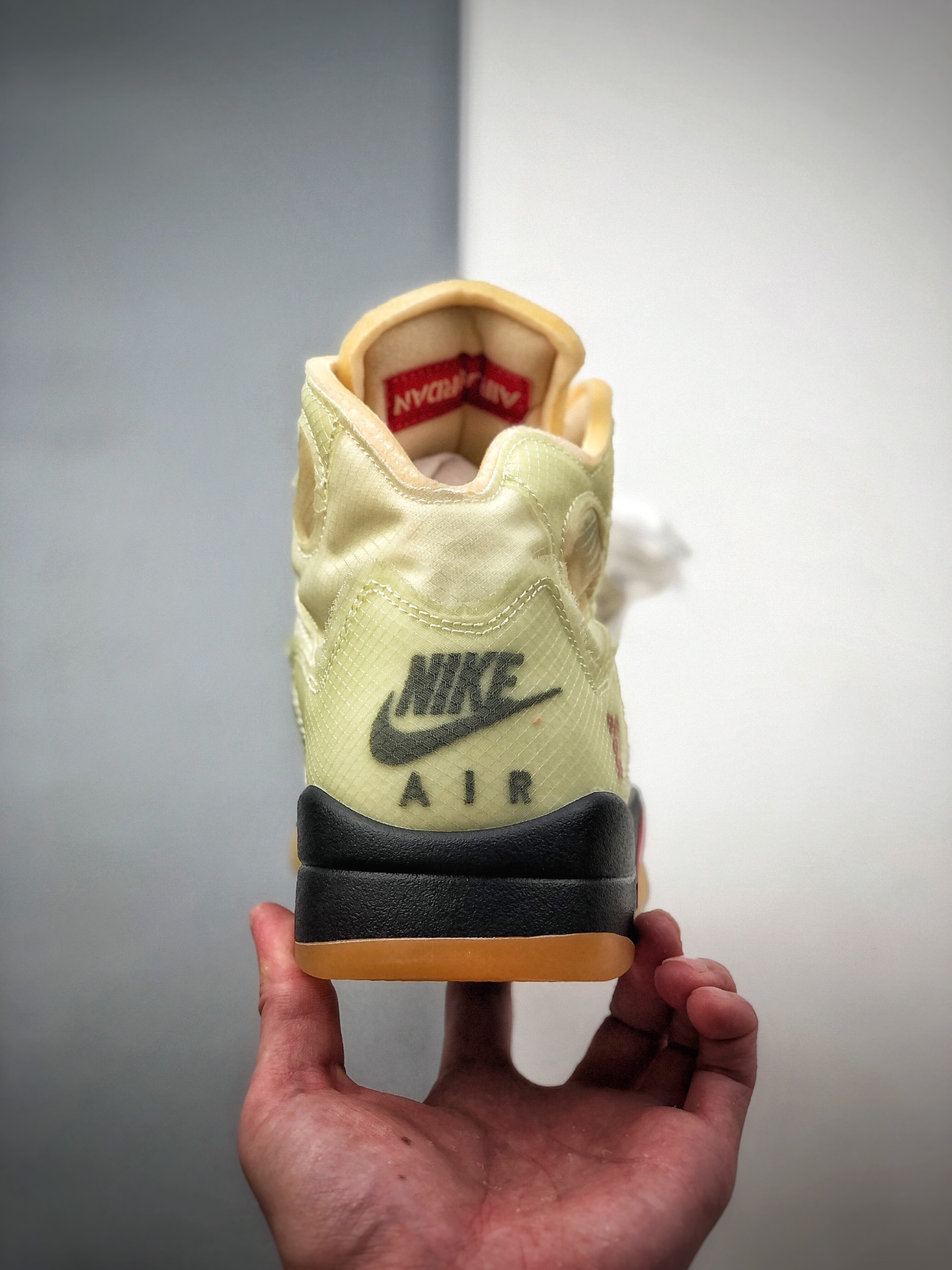 500  Air Jordan 5   OFF - WHITE 联名款  AJ5 ow 乔丹5代篮球鞋