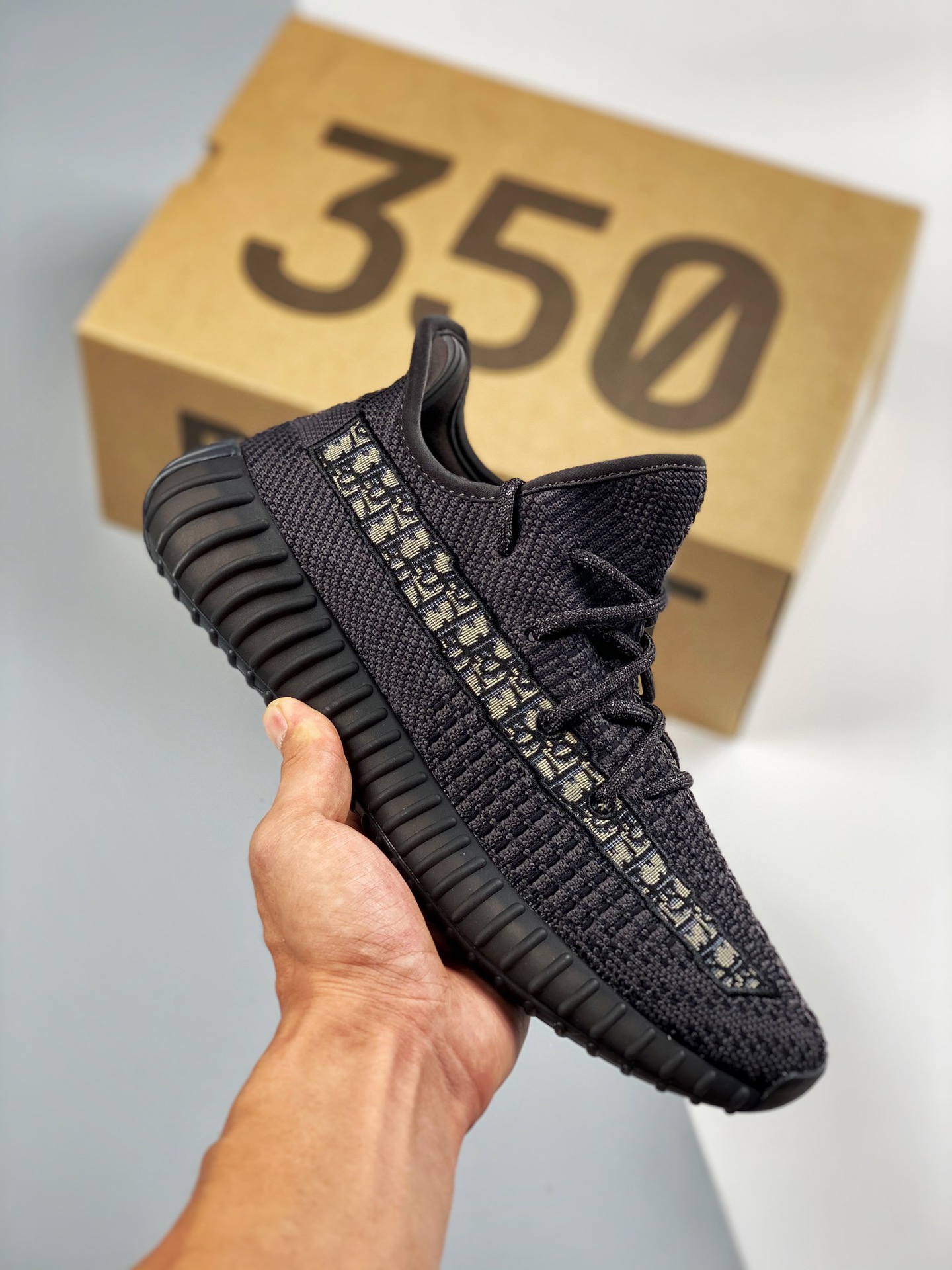 Adidas Yeezy Boost DIOR 350V2, colaboración Dior, zapatillas deportivas casuales ligeras con entresuela de palomitas, s…