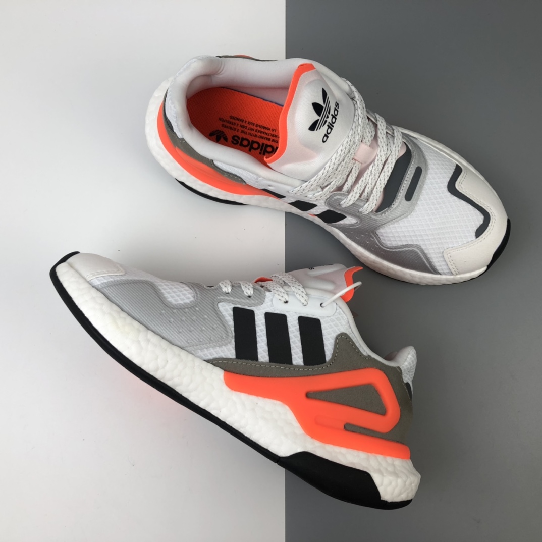 230 Adidas Originals 2020 Day Jogger Boost 三叶草2020版慢跑者系列高弹复古休闲运动跑鞋 夜行者二代 FY0237