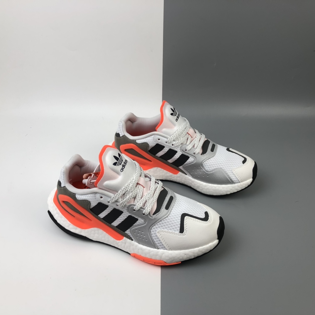 230 Adidas Originals 2020 Day Jogger Boost 三叶草2020版慢跑者系列高弹复古休闲运动跑鞋 夜行者二代 FY0237