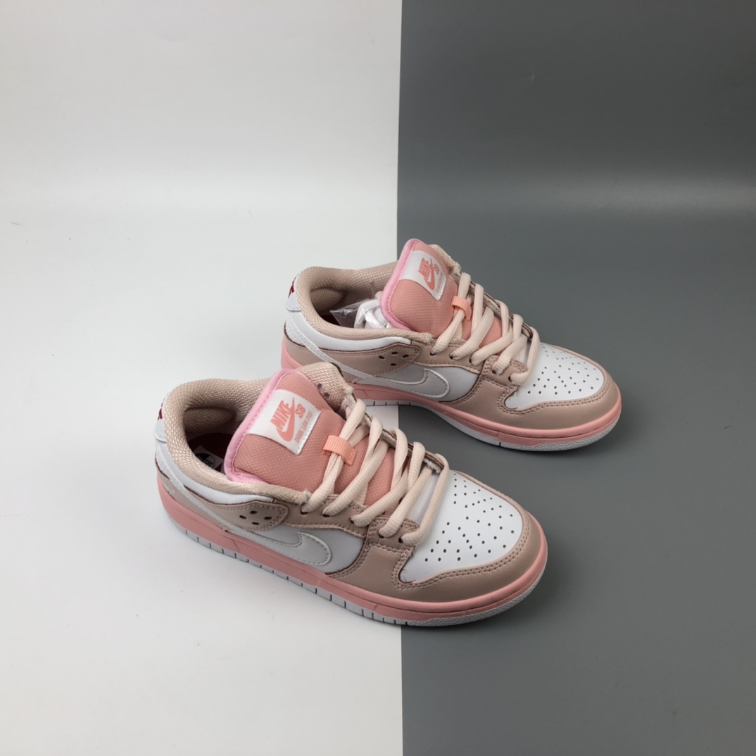 250 Staple x Nike SB Dunk Low“Pigeon”低帮休闲运动滑板鞋白粉鸽子 BV1310-012