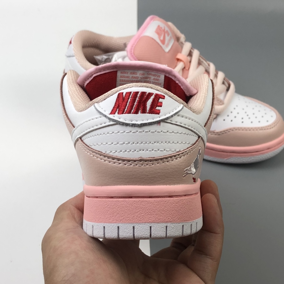 250 Staple x Nike SB Dunk Low“Pigeon”低帮休闲运动滑板鞋白粉鸽子 BV1310-012