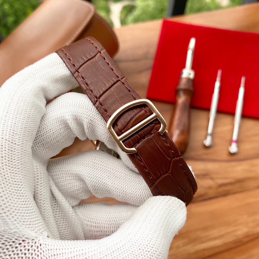 Cartier 男性用腕時計 - 高級316L精鋼製の自動機械式