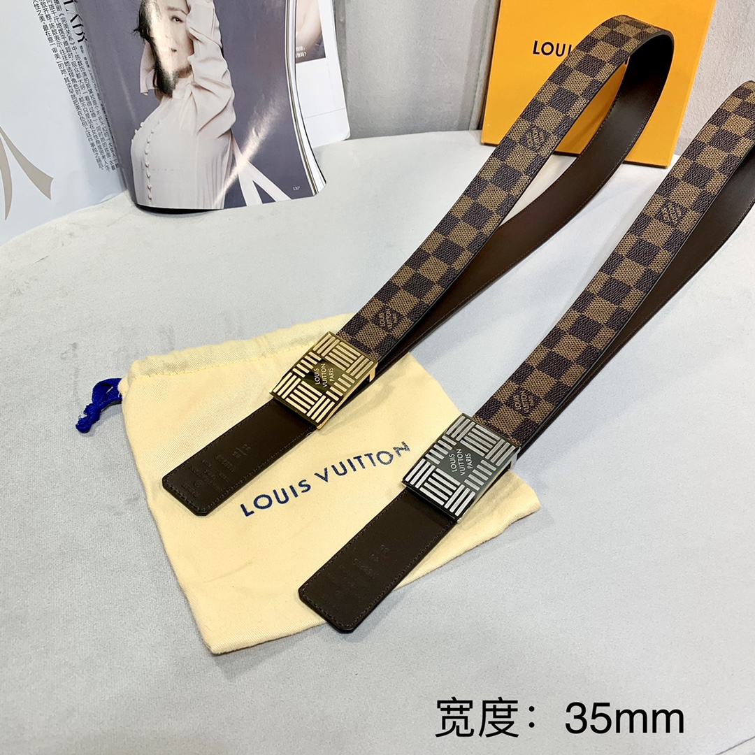 Where to buy High Quality
 Louis Vuitton Belts Replica 2023 Perfect Luxury
 Men Calfskin Canvas Cowhide