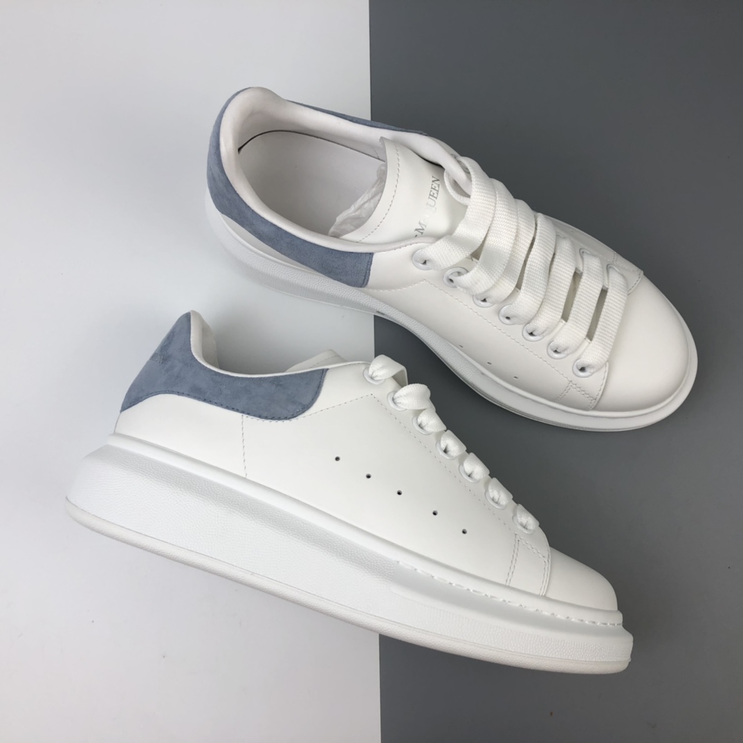 500 Alexander McQueen/亚历山大麦昆 松糕鞋厚底增高小白鞋