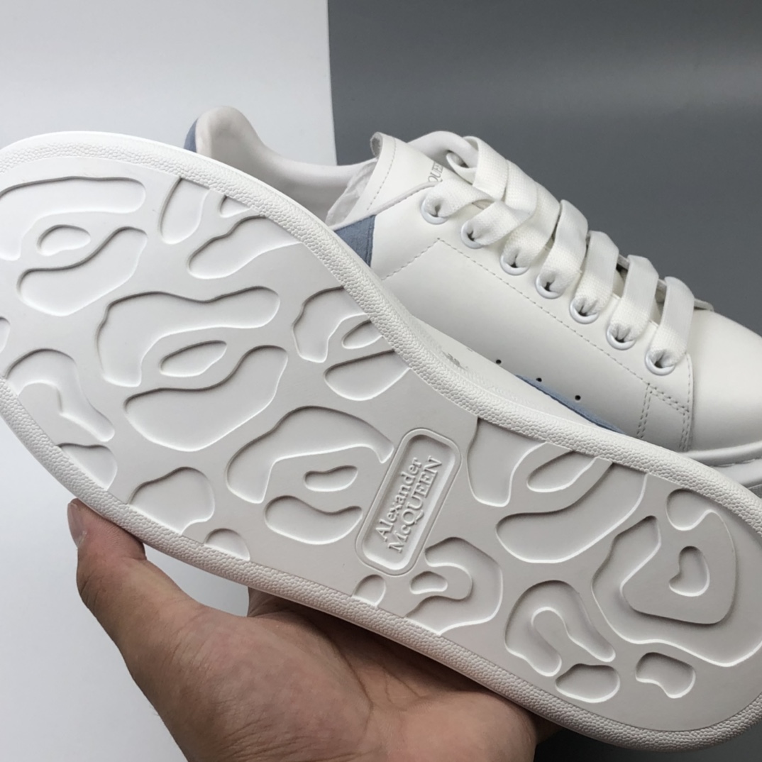 500 Alexander McQueen/亚历山大麦昆 松糕鞋厚底增高小白鞋