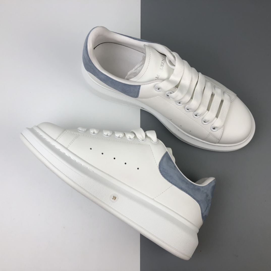 500 Alexander McQueen/亚历山大麦昆 松糕鞋厚底增高小白鞋
