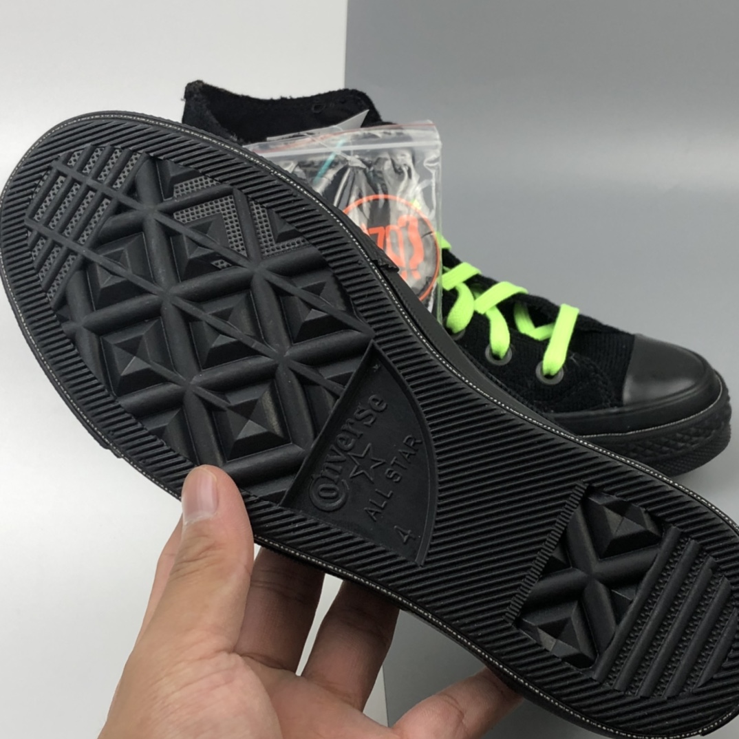160 Size x Converse Customizable Chuck Taylor 1970 High ”Multipatch” 魔术贴补丁布章 复刻三星标高帮硫化休闲运动板鞋 167464C