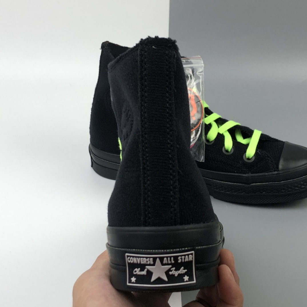 160 Size x Converse Customizable Chuck Taylor 1970 High ”Multipatch” 魔术贴补丁布章 复刻三星标高帮硫化休闲运动板鞋 167464C