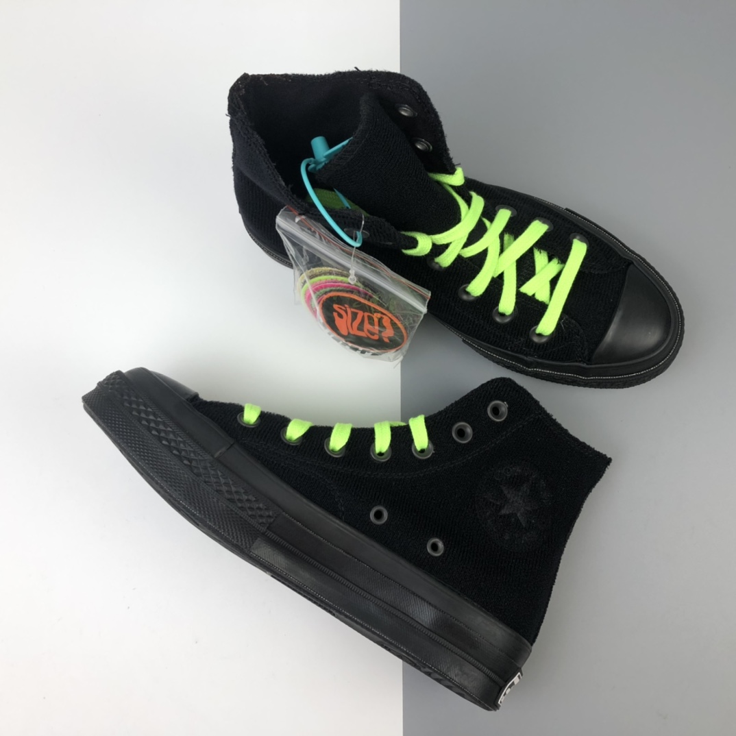 160 Size x Converse Customizable Chuck Taylor 1970 High ”Multipatch” 魔术贴补丁布章 复刻三星标高帮硫化休闲运动板鞋 167464C