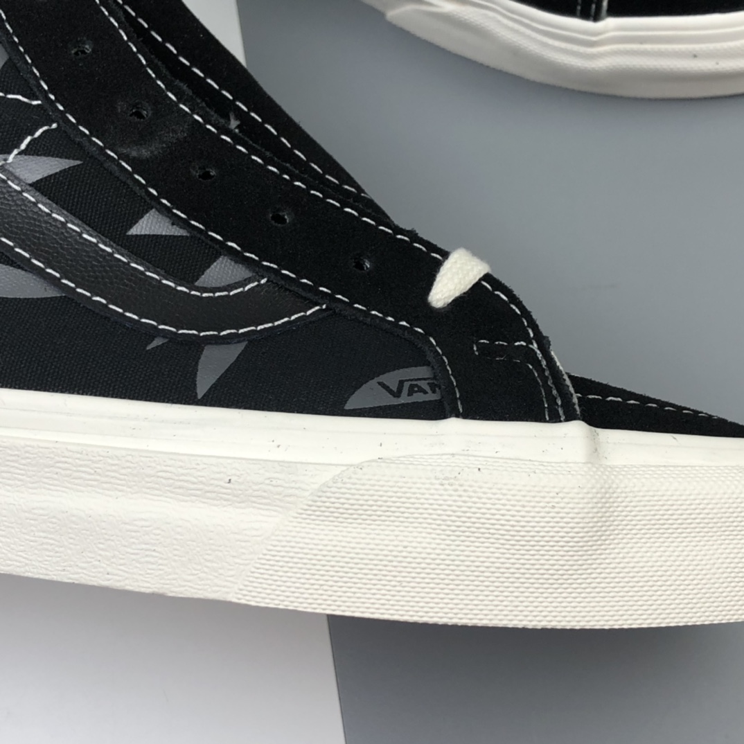 160 Vans SK8-Hi 黑色棕榈叶高帮休闲板鞋 VN0A4CS5W43