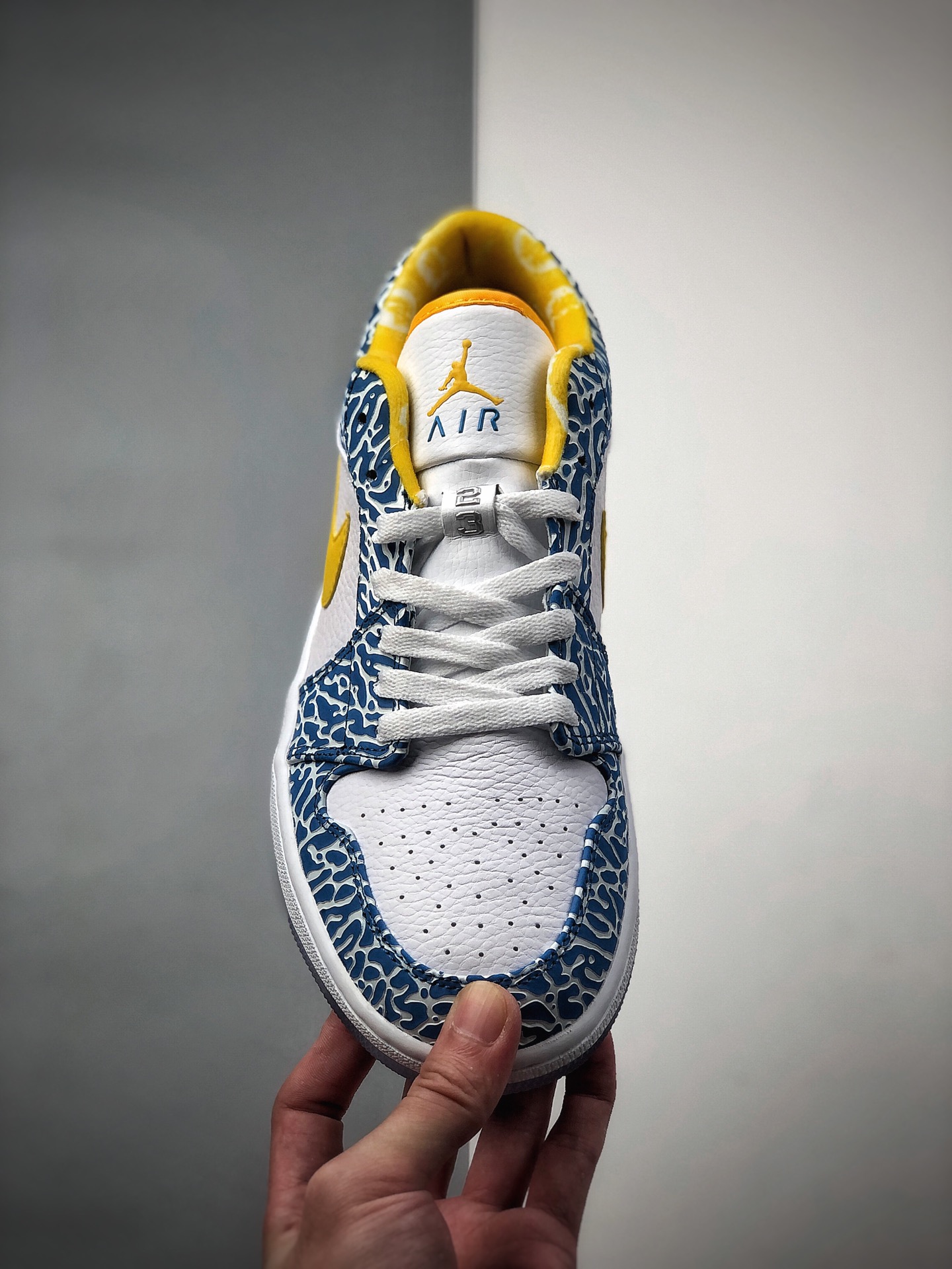 230 Air Jordan 1 Low 蓝黄水晶低帮AJ1乔1低帮休闲板鞋309192-172