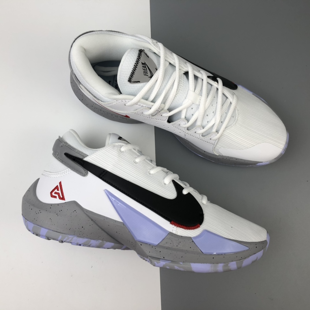 200 Nike Zoom Freak 2 二代字母哥签名款 实战篮球鞋 CK5424-101