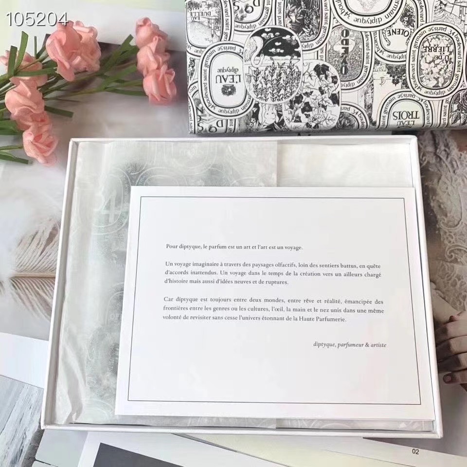 Diptyque Perfume Sampler Set - 4 x 10ml: Sandalwood, Fig, Tuberose, Shadow 2 i1600763954 5350 1