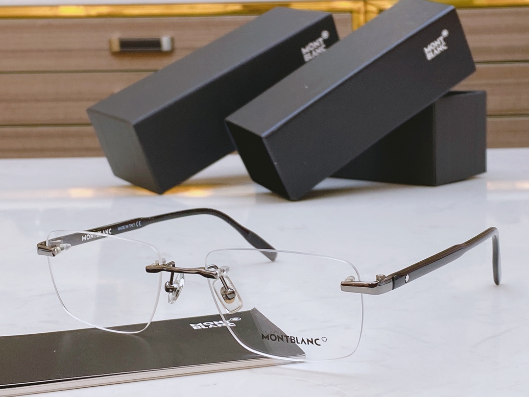 ，🆕新款原单【MONT BLANC】万宝龙 MB0088O 无框 强力推荐男士款，商务 大方，质感时尚 