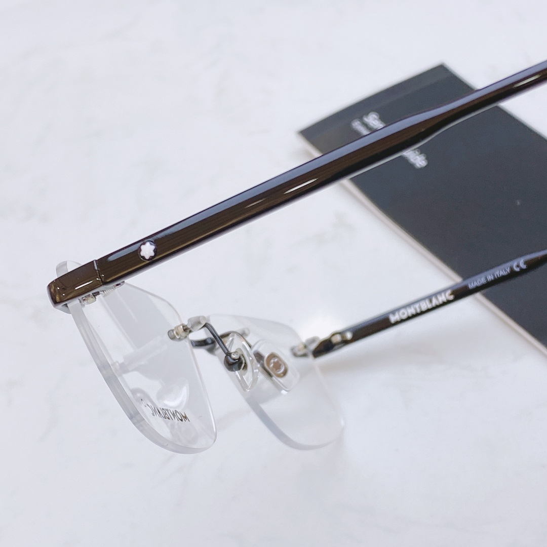，🆕新款原单【MONT BLANC】万宝龙 MB0088O 无框 强力推荐男士款，商务 大方，质感时尚 