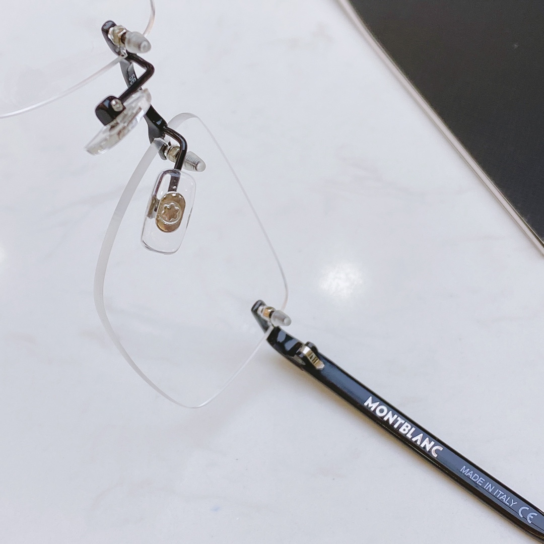 ，🆕新款原单【MONT BLANC】万宝龙 MB0088O 无框 强力推荐男士款，商务 大方，质感时尚 