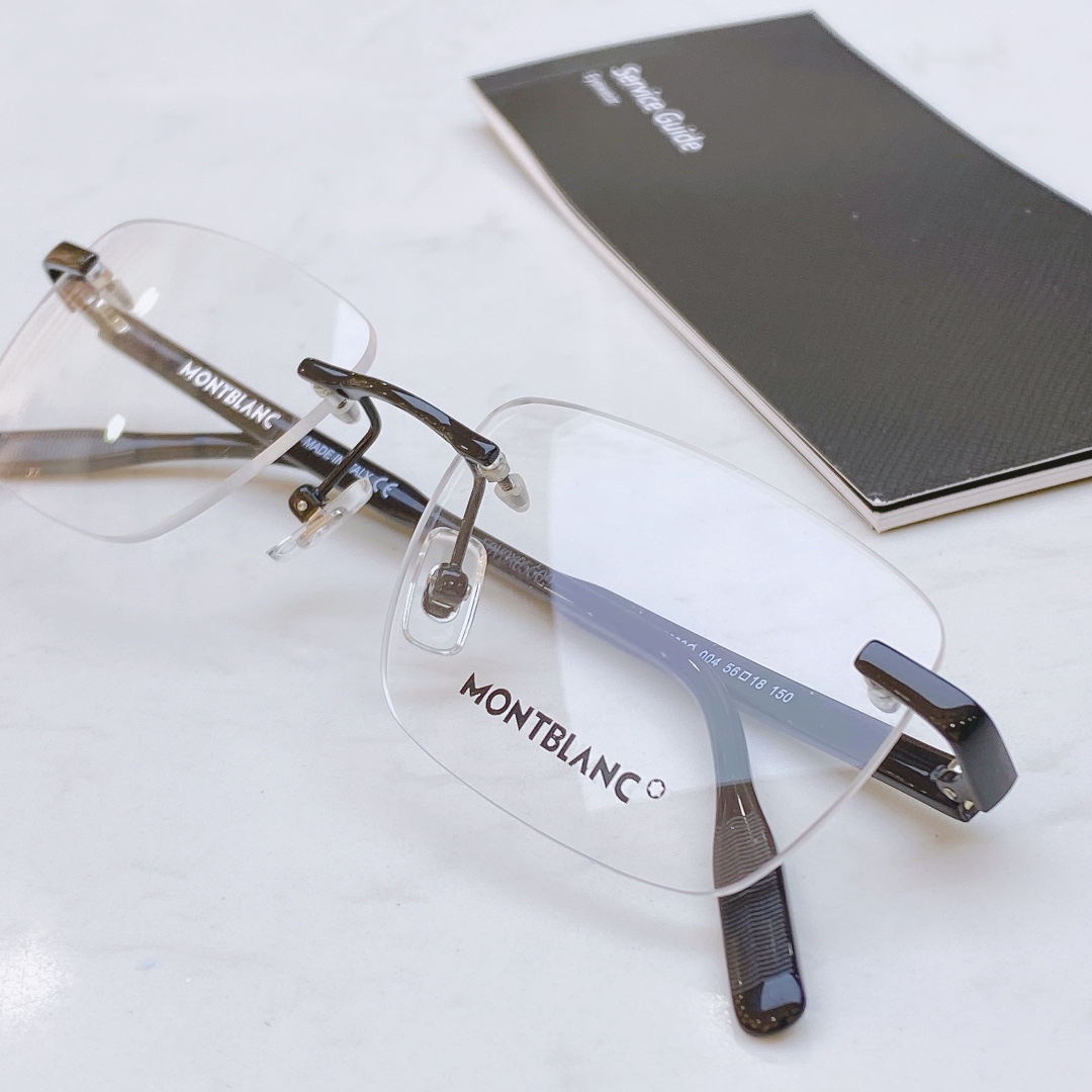 ，🆕新款原单【MONT BLANC】万宝龙 MB0088O 无框 强力推荐男士款，商务 大方，质感时尚 