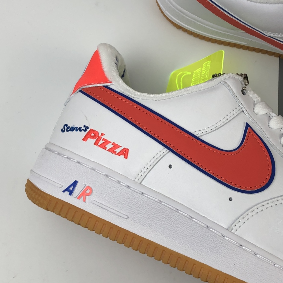 180 Nike Air Force 1'07 Scarr's Pizza  空军一号经典低百帮搭休闲动运板鞋  CN3244-100