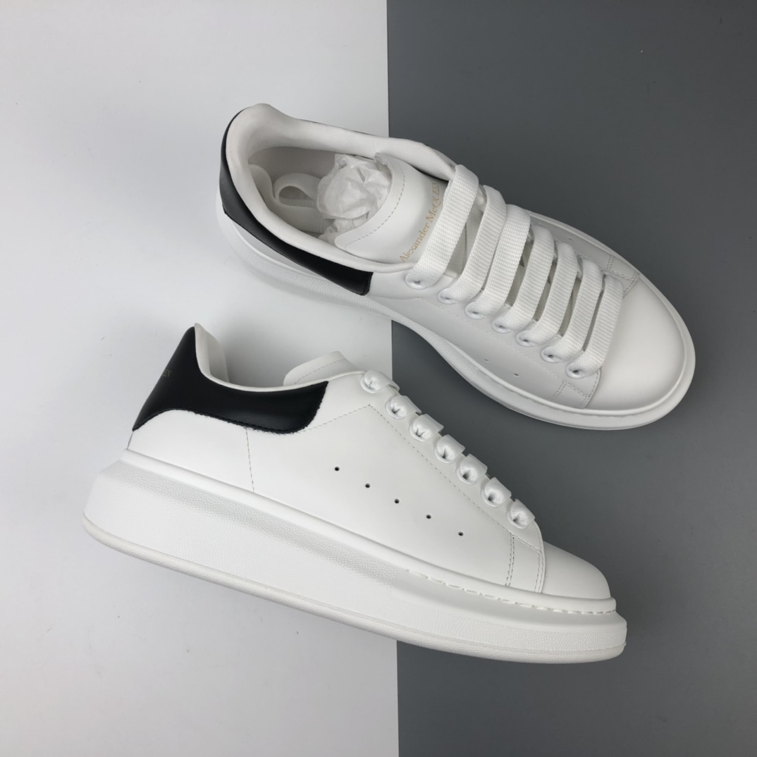 500 Alexander McQueen/亚历山大麦昆 松糕鞋厚底增高小白鞋