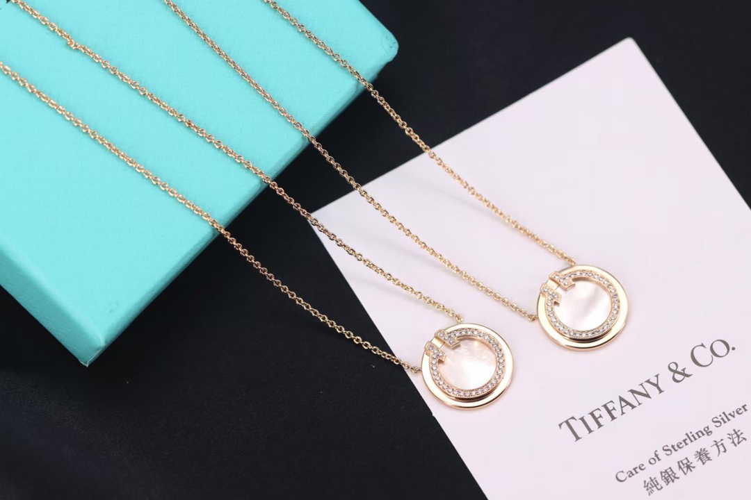 Tiffany & Co. Tiffany&Co. 2020新款TWO圆圈双T项链