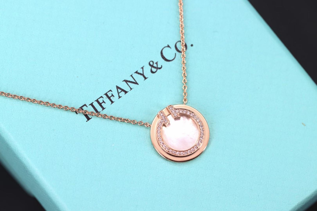 Tiffany & Co. Tiffany&Co. 2020新款TWO圆圈双T项链