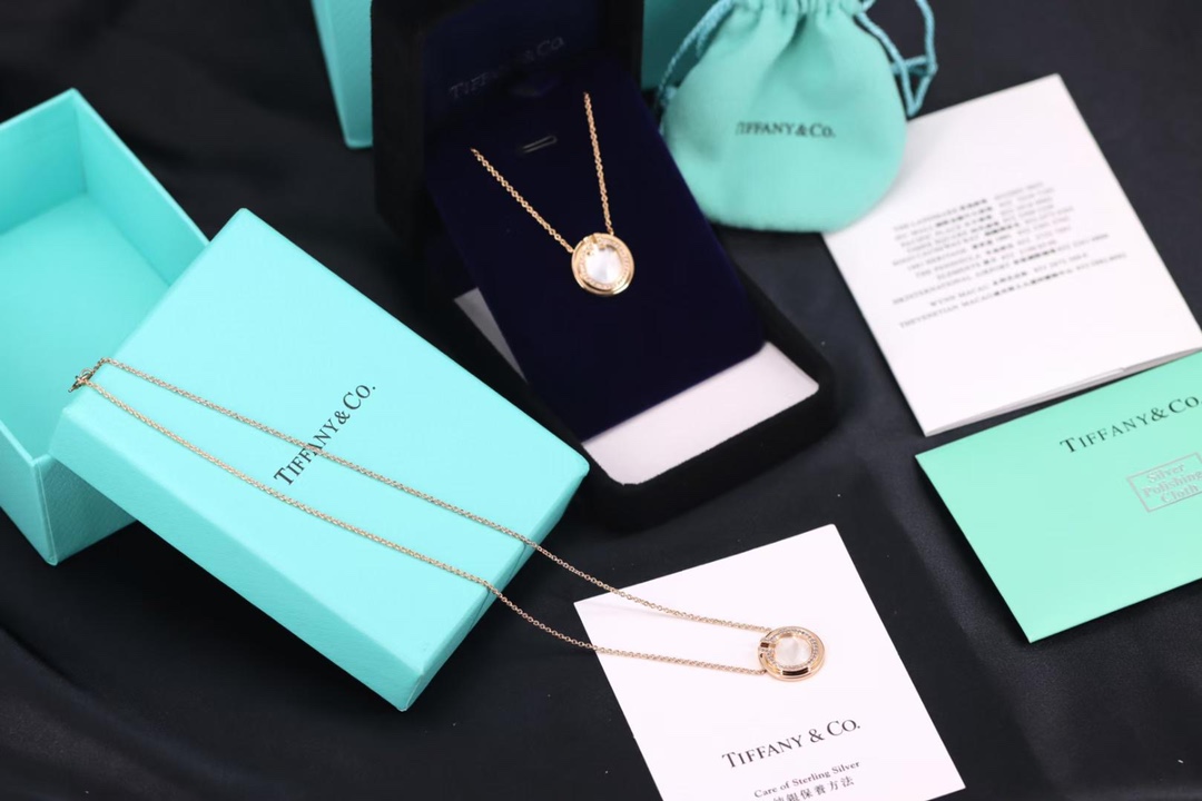 Tiffany & Co. Tiffany&Co. 2020新款TWO圆圈双T项链
