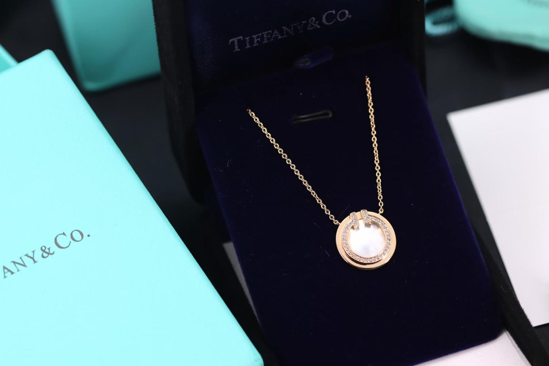 Tiffany & Co. Tiffany&Co. 2020新款TWO圆圈双T项链
