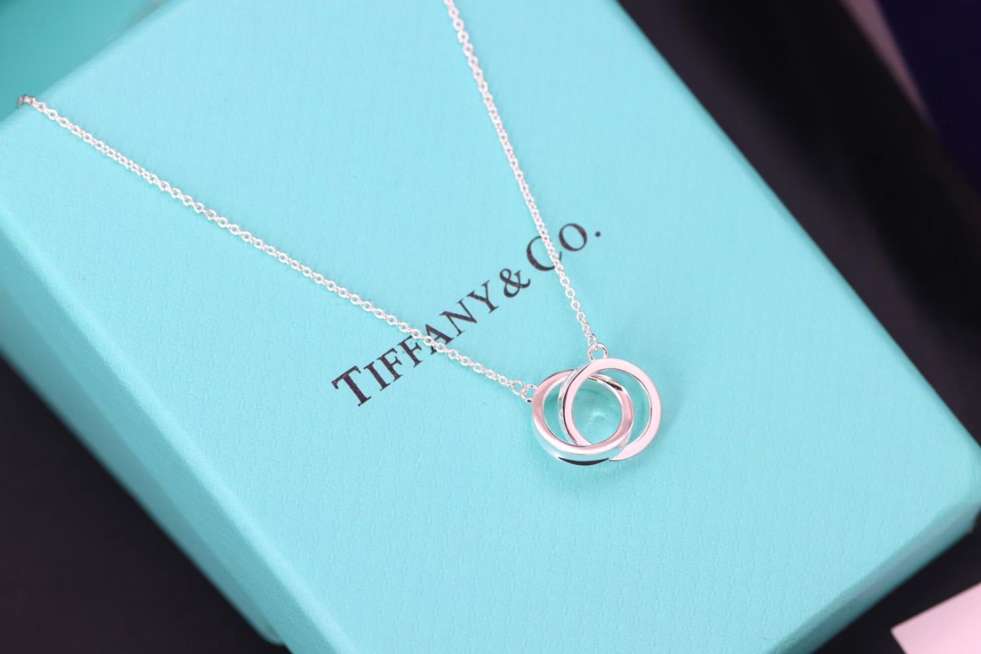 Tiffany & Co. Tiffany&Co. 1837双环扣项链