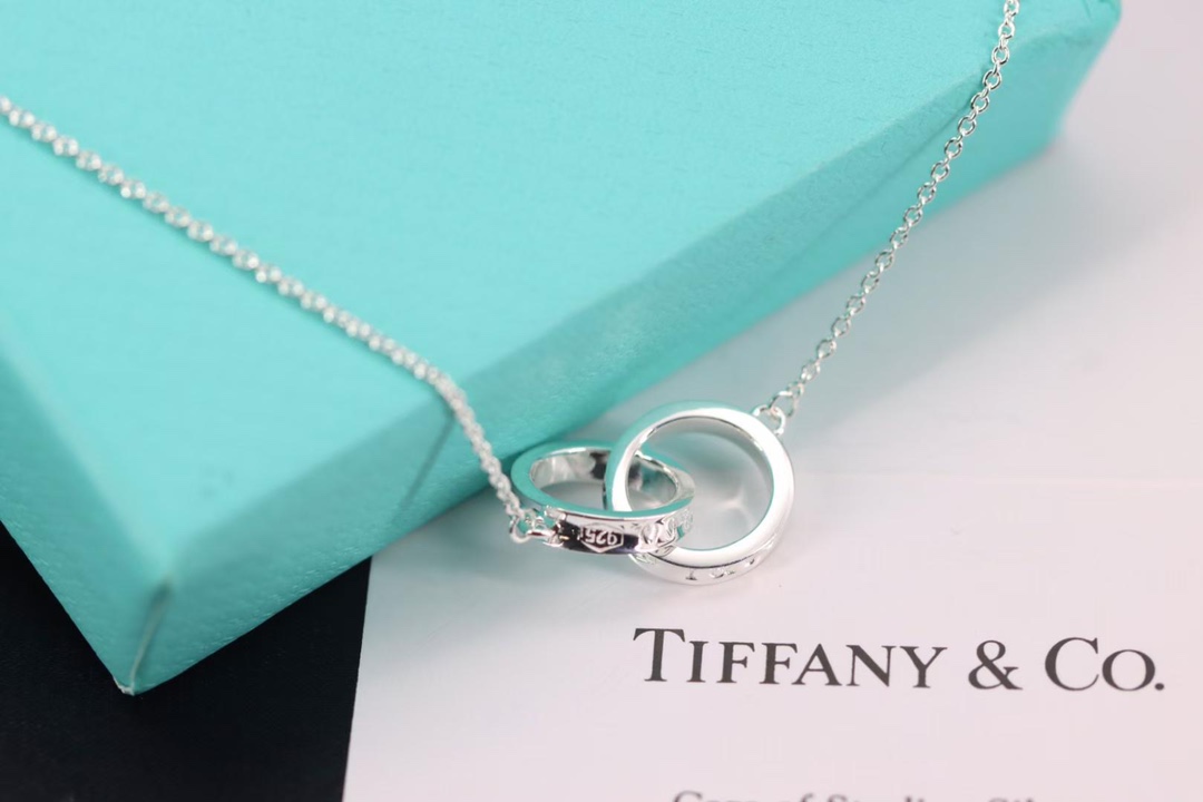 Tiffany & Co. Tiffany&Co. 1837双环扣项链