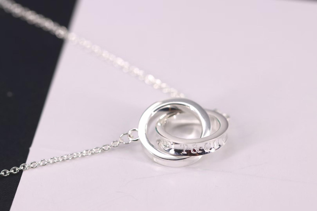 Tiffany & Co. Tiffany&Co. 1837双环扣项链