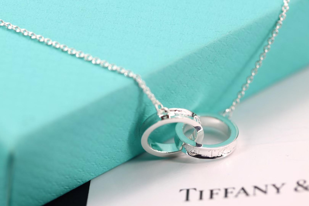 Tiffany & Co. Tiffany&Co. 1837双环扣项链