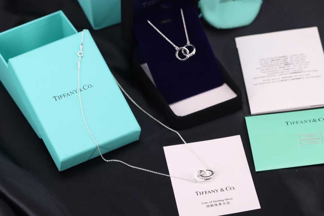 Tiffany & Co. Tiffany&Co. 1837双环扣项链