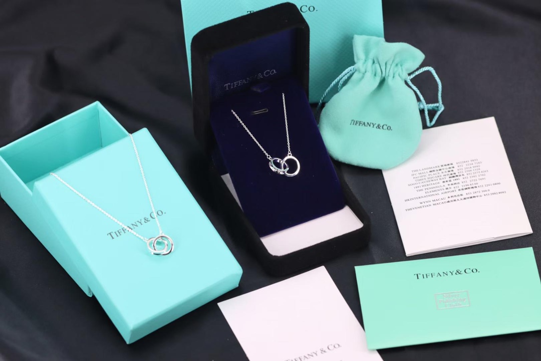 Tiffany & Co. Tiffany&Co. 1837双环扣项链