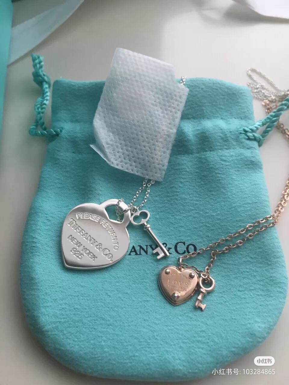 Tiffany & Co. Tiffany&Co.Heart Tag 爱心钥匙 锁骨项链