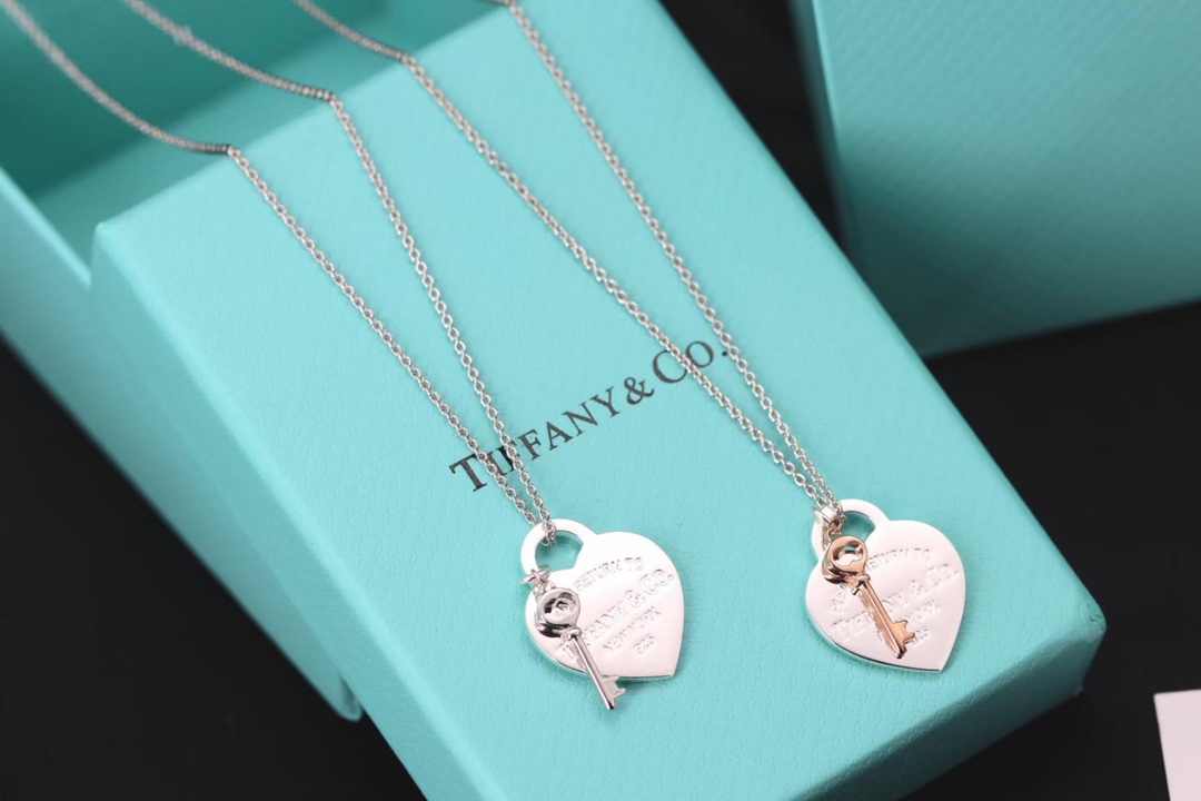 Tiffany & Co. Tiffany&Co.Heart Tag 爱心钥匙 锁骨项链