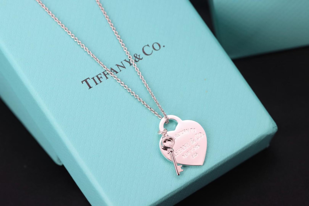 Tiffany & Co. Tiffany&Co.Heart Tag 爱心钥匙 锁骨项链