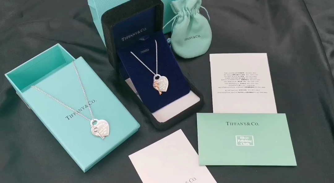Tiffany & Co. Tiffany&Co.Heart Tag 爱心钥匙 锁骨项链