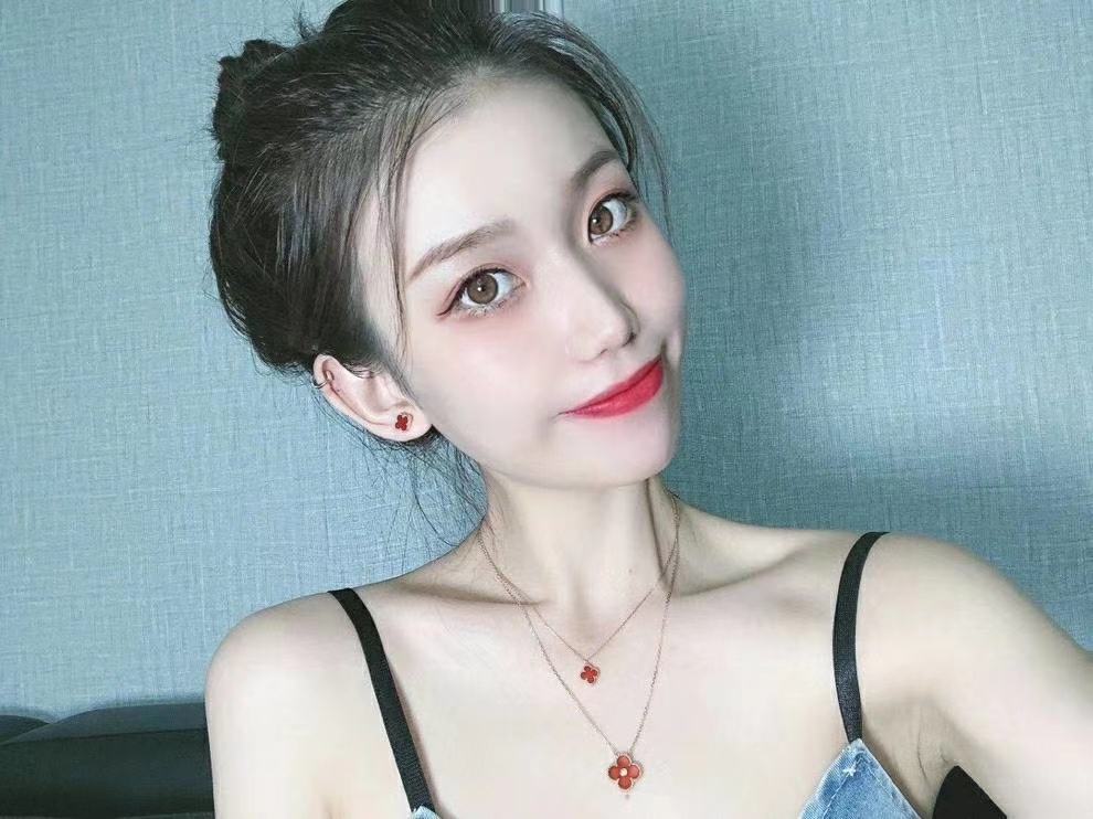 Van Cleef & Arpels Vca 带钻四叶草项链-七夕好价