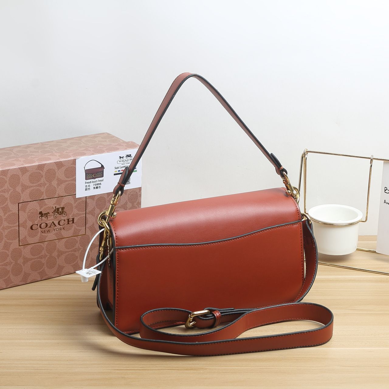 High Quality COACH Quest Tabby Wine Pack: Practical, Beautiful, and Spacious - 图片 2