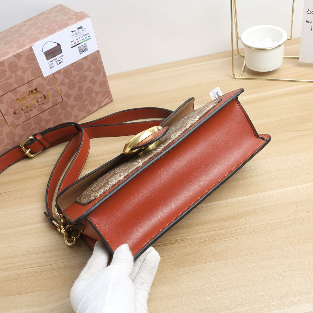 High Quality COACH Quest Tabby Wine Pack: Practical, Beautiful, and Spacious - 图片 4