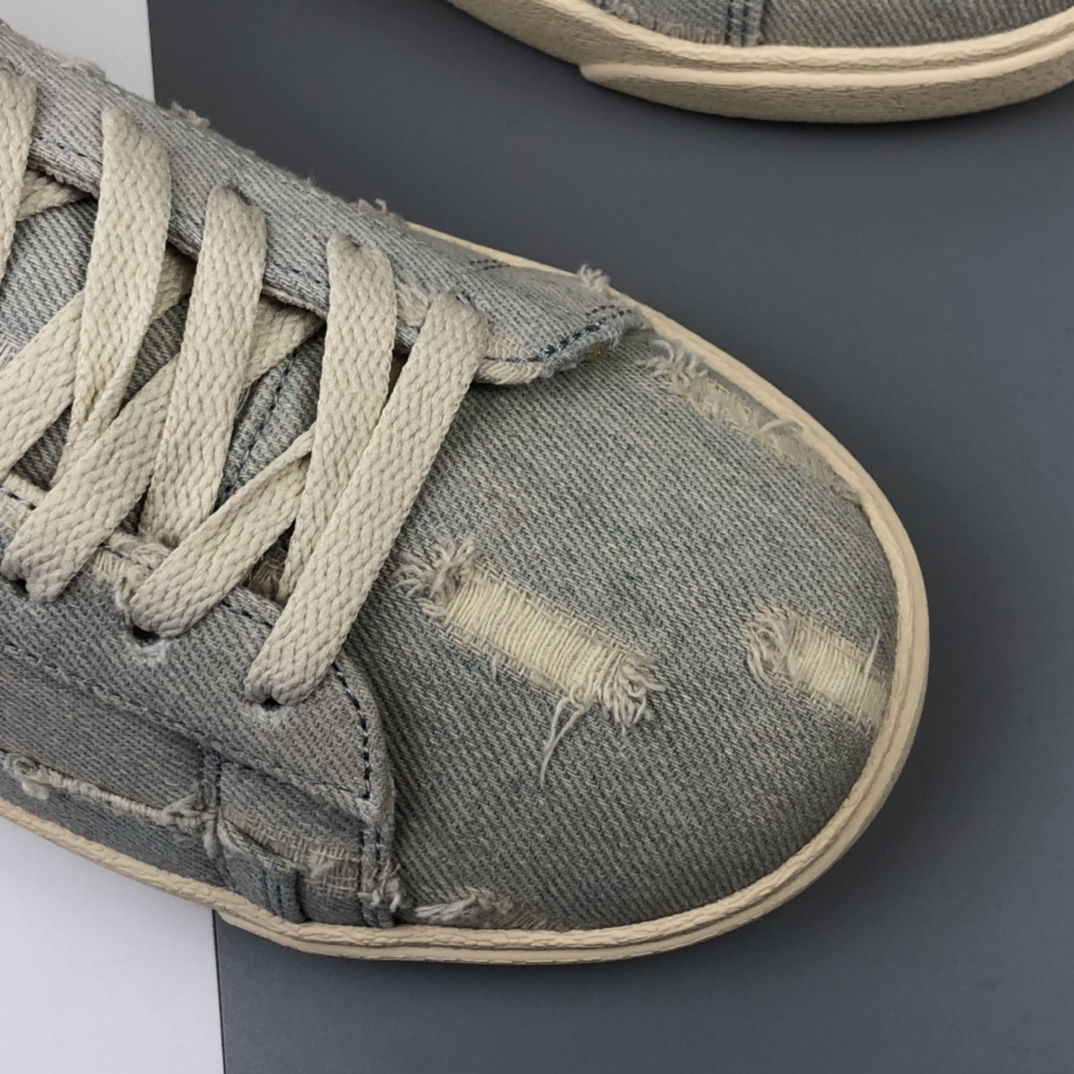 150 Levi's Strauss x Nike Blazer Low LX 开拓者破洞牛仔 低帮百搭休闲运动板鞋 AV9376-006